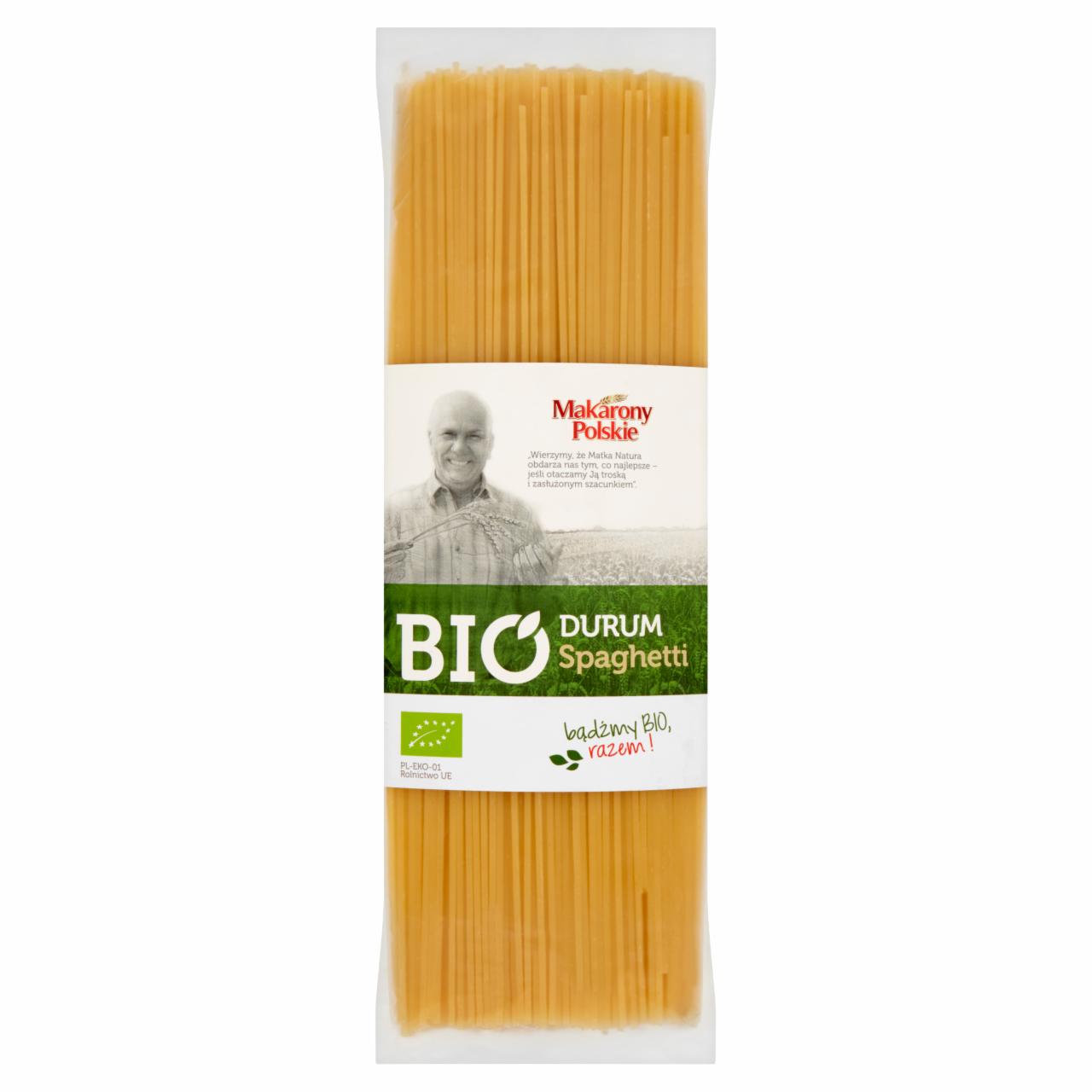 Zdjęcia - Makarony Polskie BIO Makaron durum Spaghetti 400 g