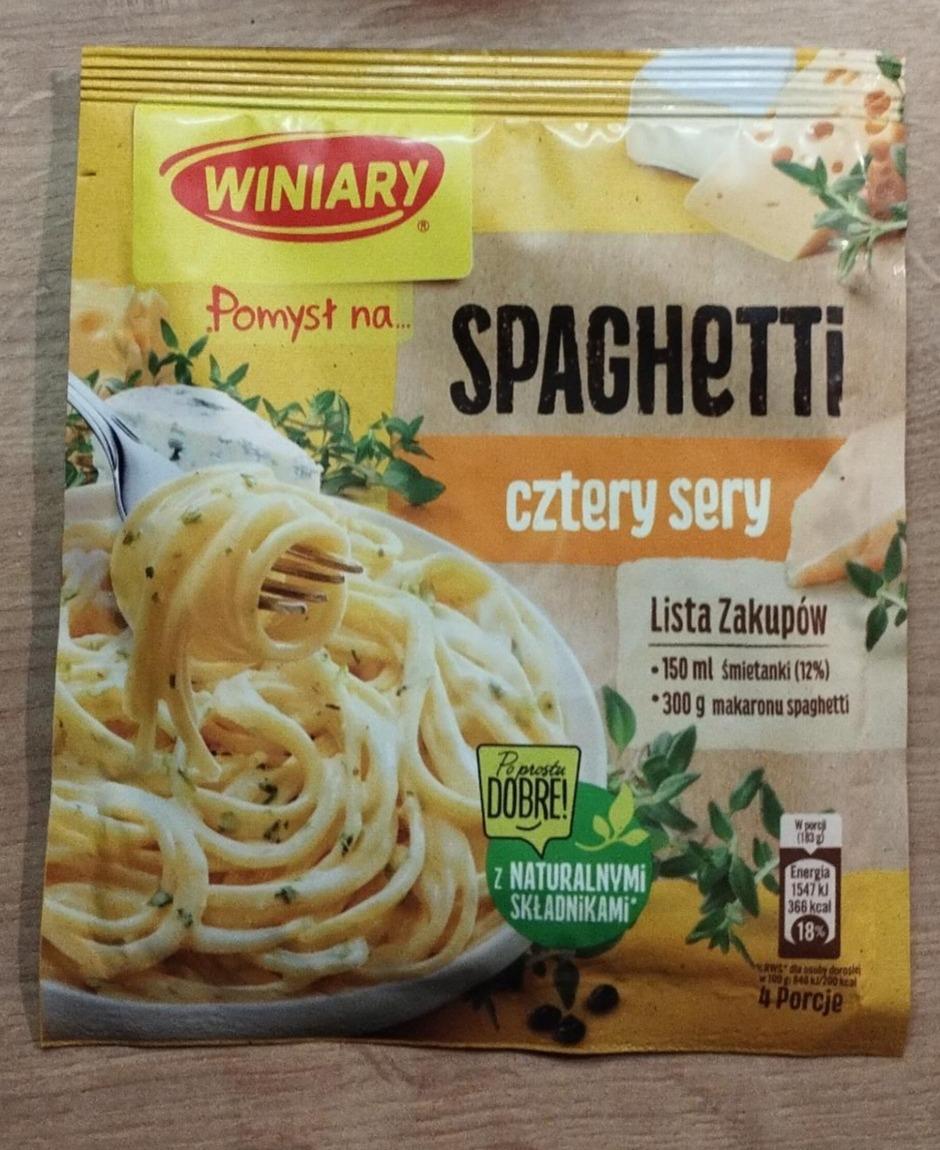 Zdjęcia - Winiary Pomysł na... Spaghetti cztery sery 31 g