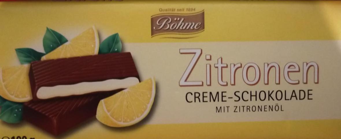 Zdjęcia - Zitronen Creme Schokolade Böhme
