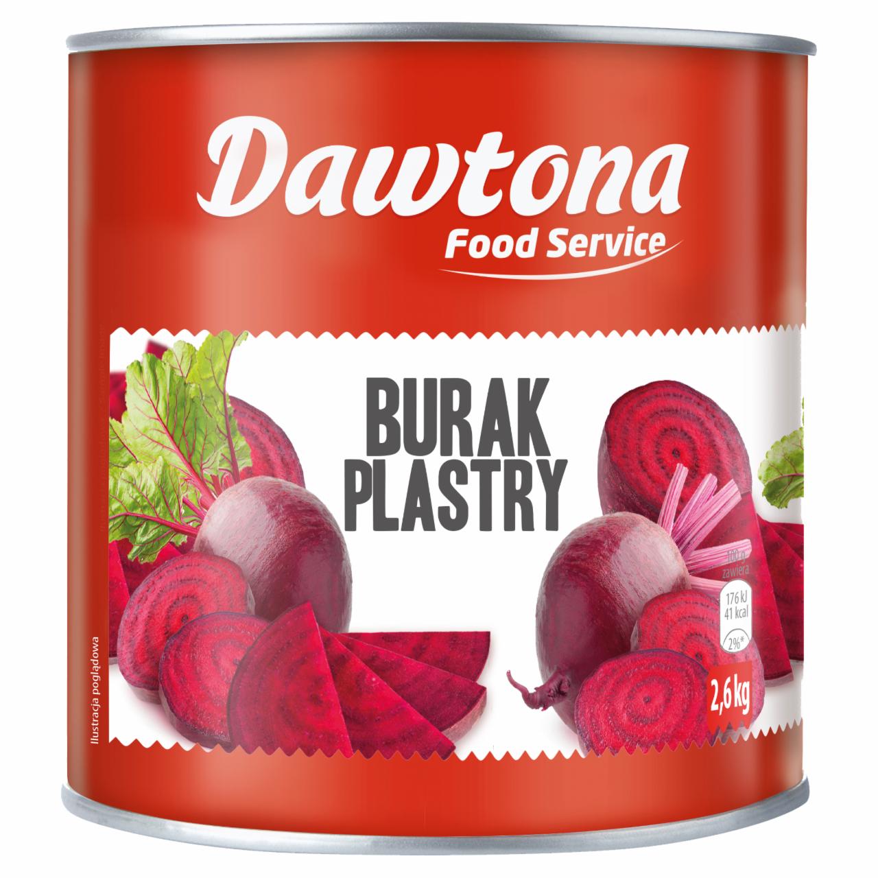 Zdjęcia - Dawtona Food Service Burak plastry 2,6 kg