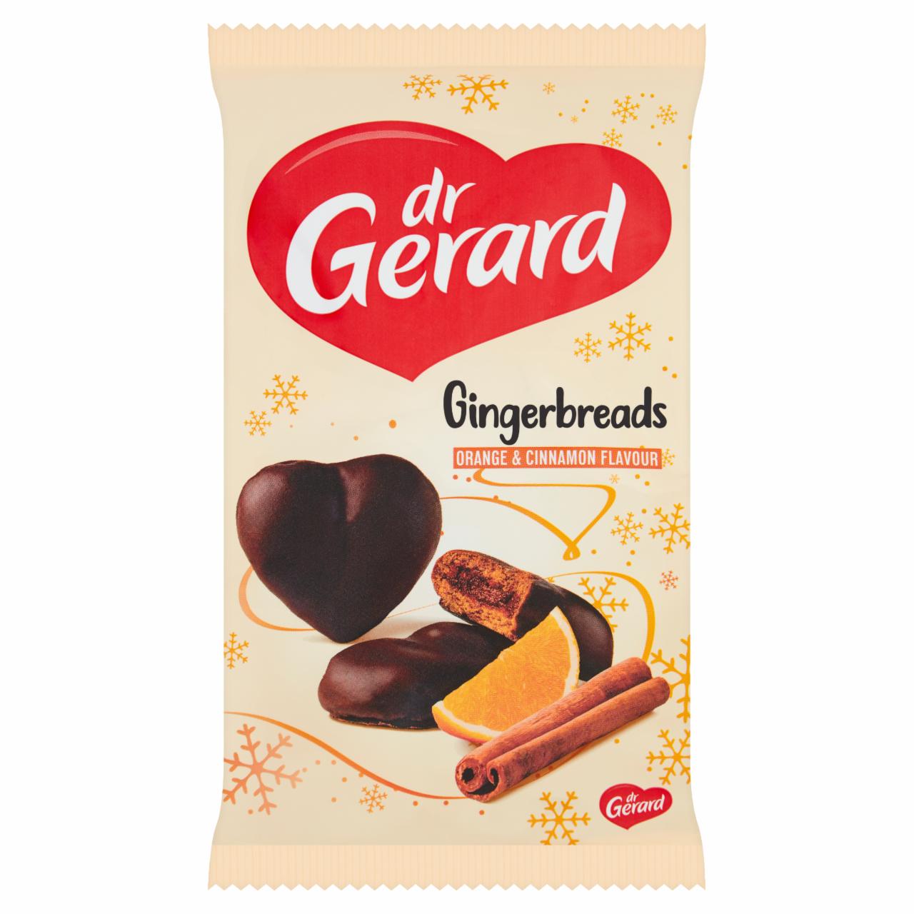 Zdjęcia - dr Gerard Gingerbreads Pierniczki z nadzieniem o smaku pomarańczowo-goździkowym 175 g