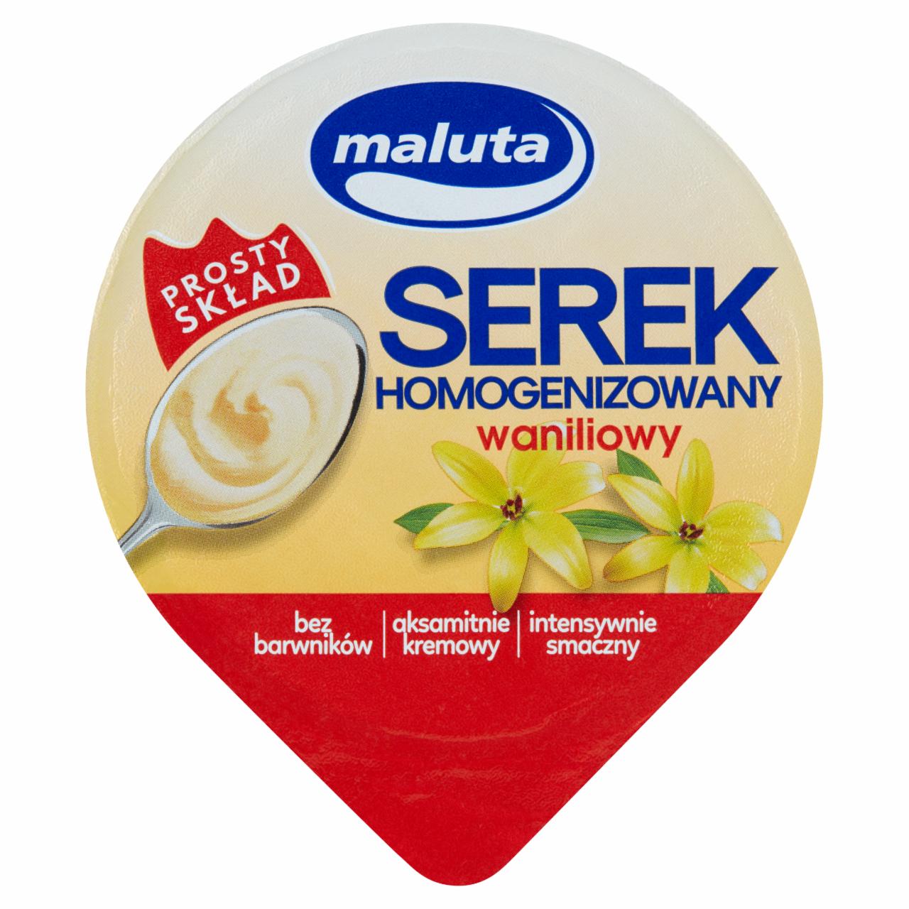 Zdjęcia - Maluta Serek homogenizowany waniliowy 200 g