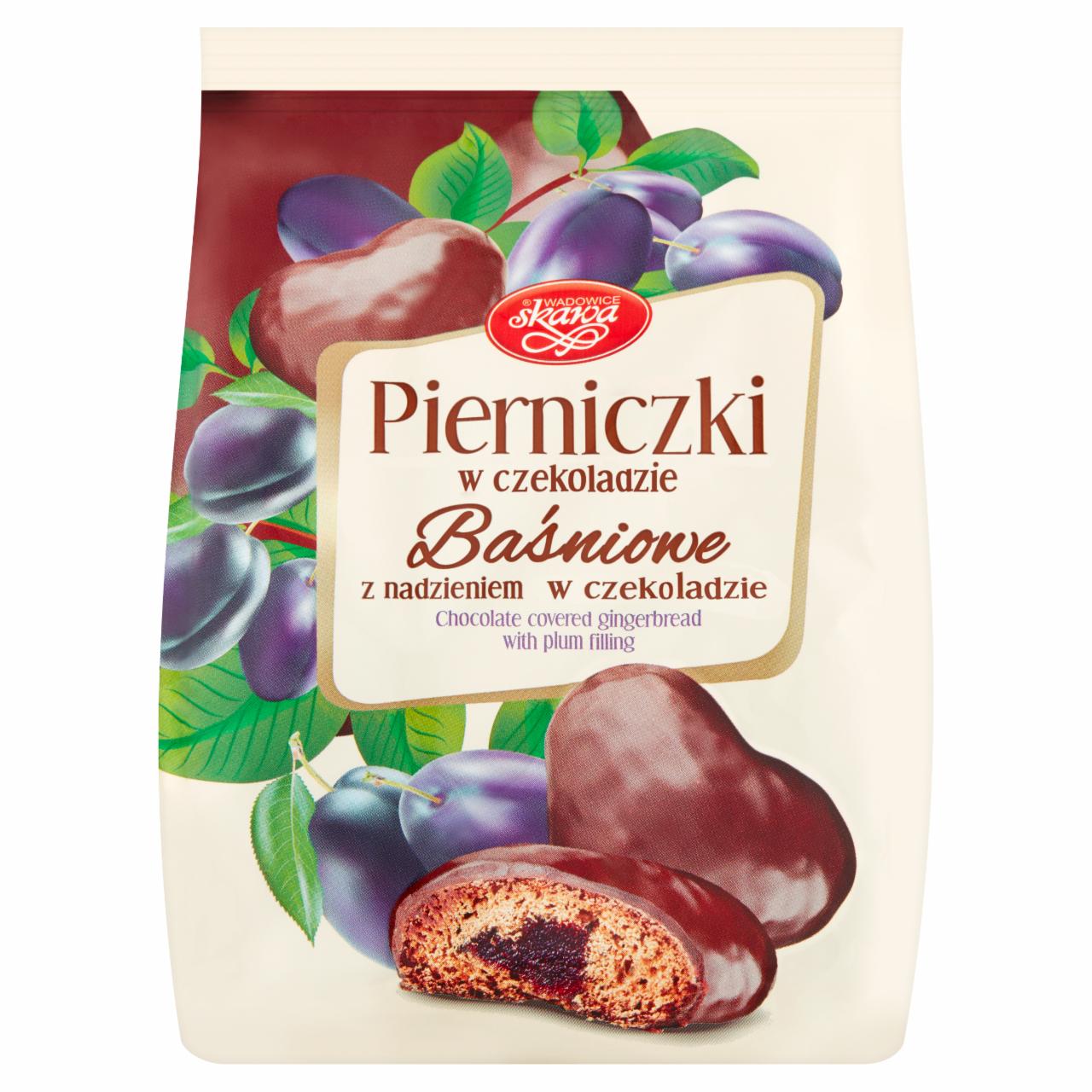 Zdjęcia - Wadowice Skawa Pierniczki w czekoladzie baśniowe z nadzieniem o smaku śliwkowym 150 g