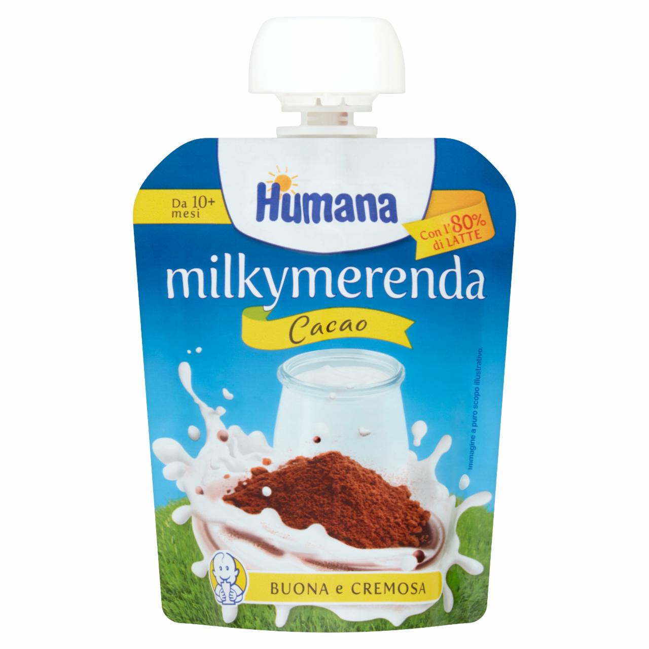 Zdjęcia - Humana Mlekotubka Deserek mleczny o smaku kakaowym po 10. miesiącu 85 g