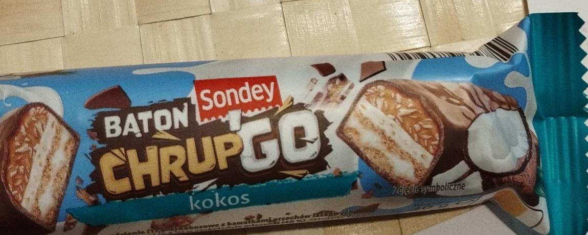 Zdjęcia - Baton o smaku kokosowym ChrupGo Sondey