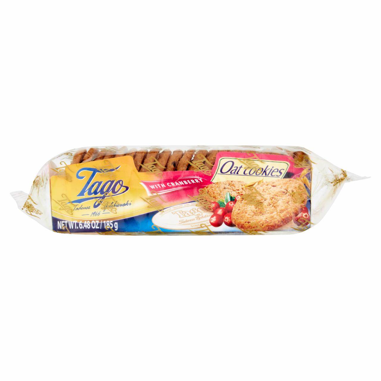 Zdjęcia - Ciasteczkowo Ciasteczka owsiane żurawinowe 250 g