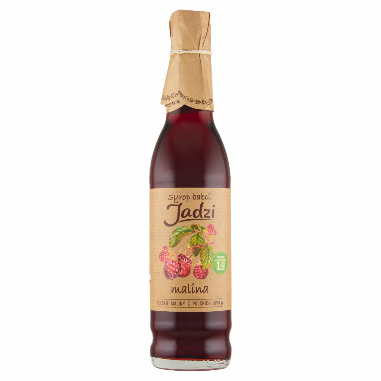 Zdjęcia - Syrop babci Jadzi malina 420 ml