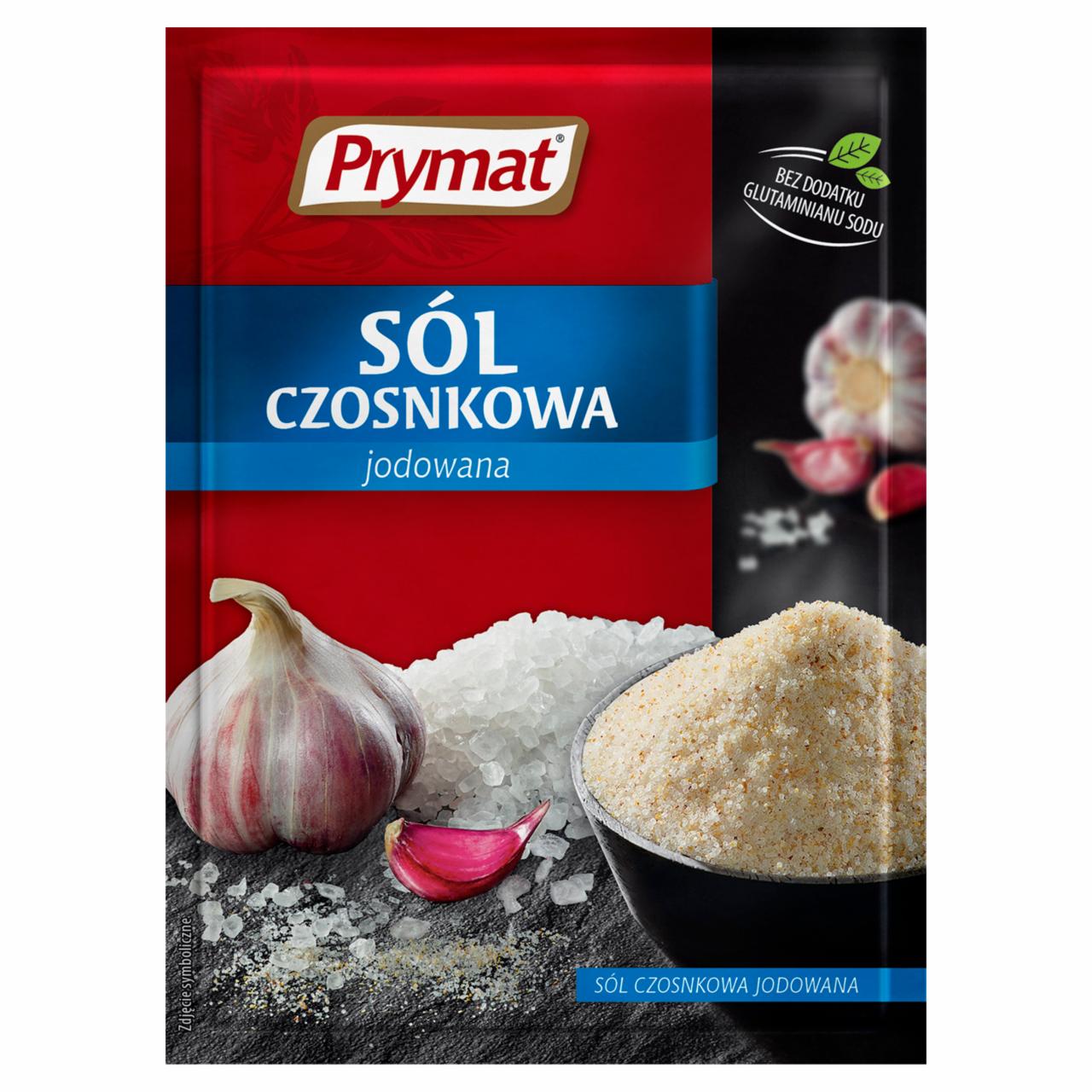 Zdjęcia - Prymat Sól czosnkowa jodowana 40 g