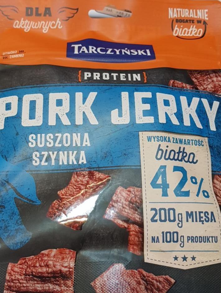 Zdjęcia - Tarczyński Protein Pork Jerky Suszona szynka 40 g
