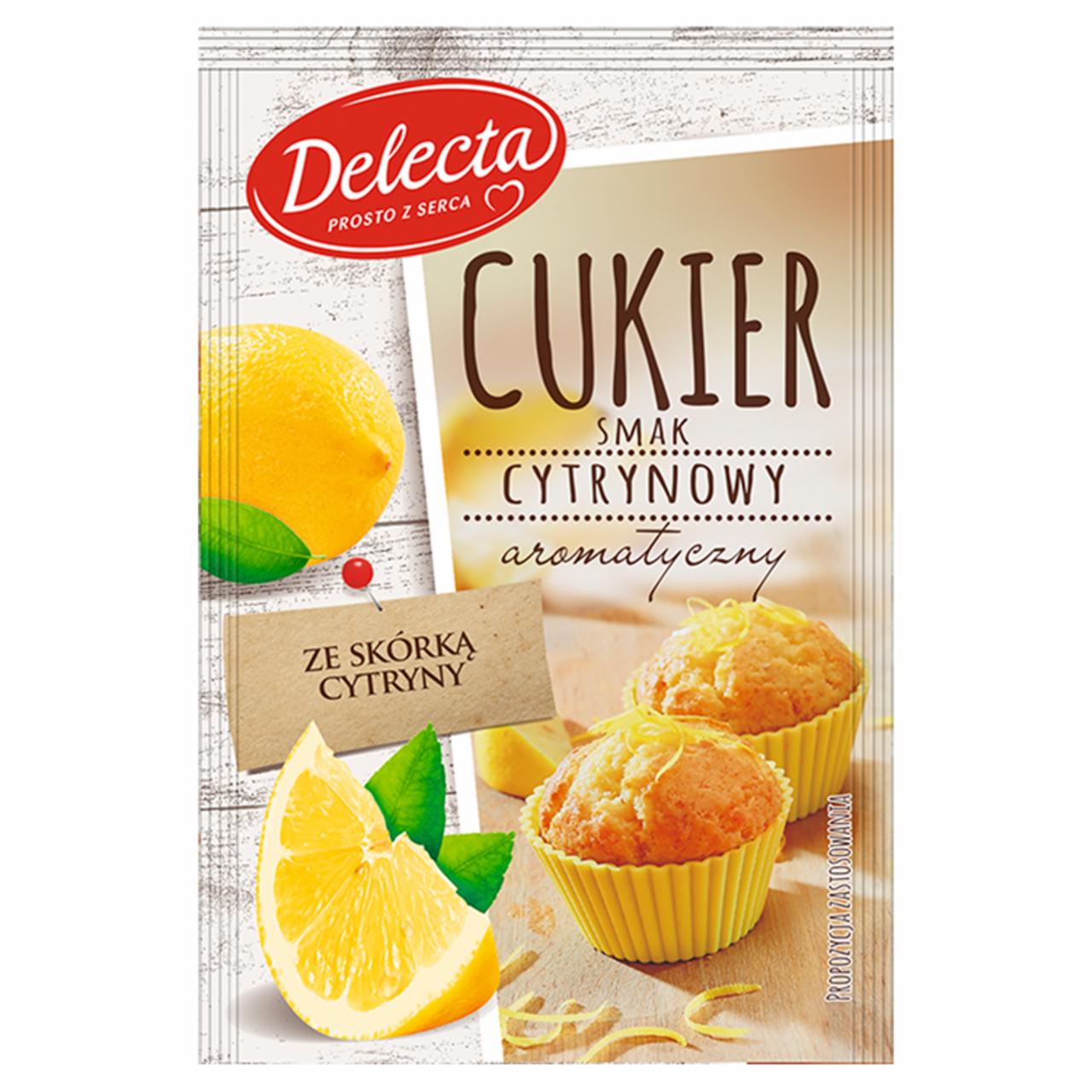 Zdjęcia - Delecta Cukier smak cytrynowy 15 g