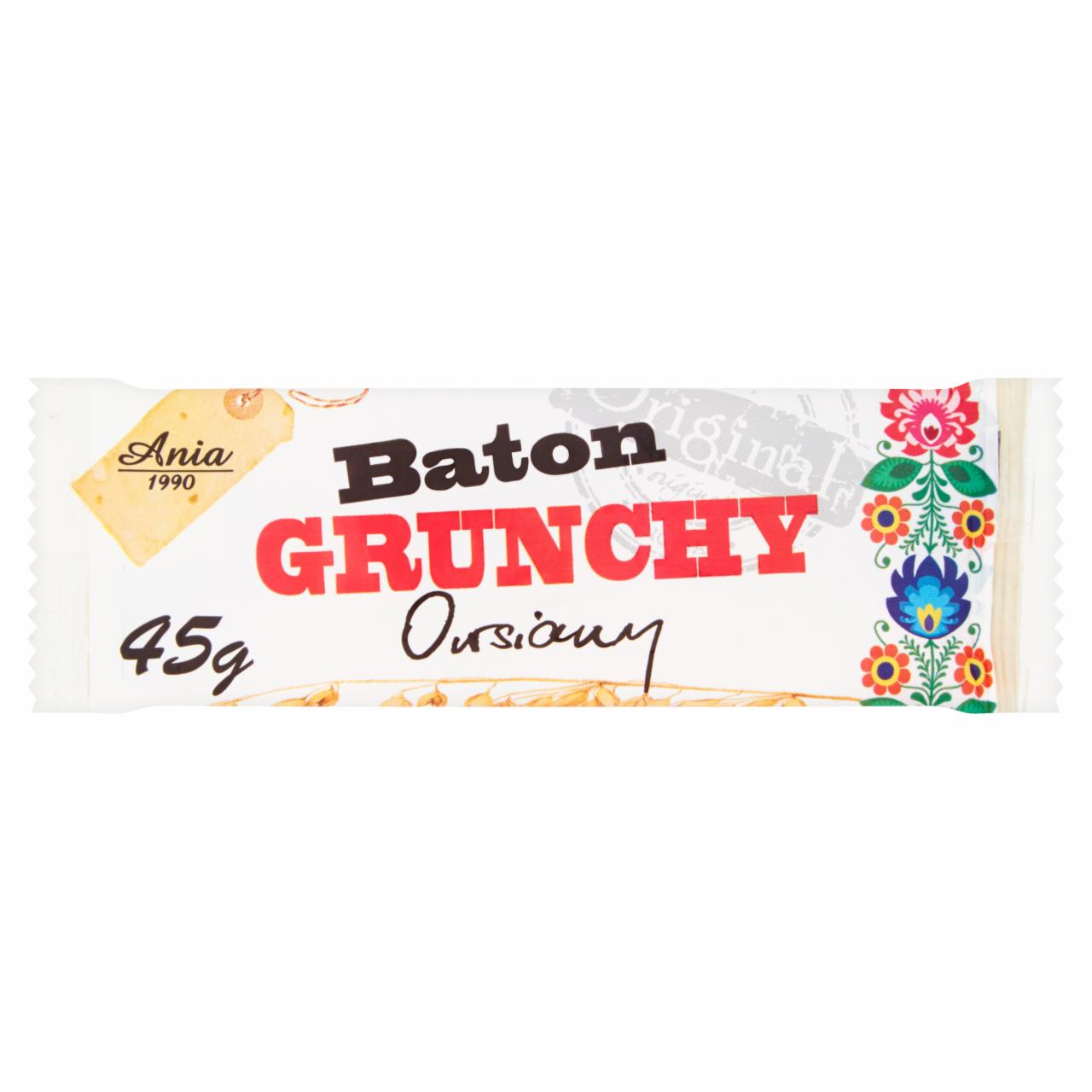 Zdjęcia - Ania Baton Grunchy owsiany 45 g