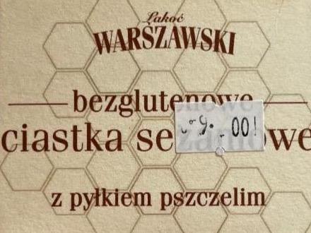 Zdjęcia - Bezglutenowe ciastka sezamowe z pyłkiem pszczelim Łakoć Warszawski