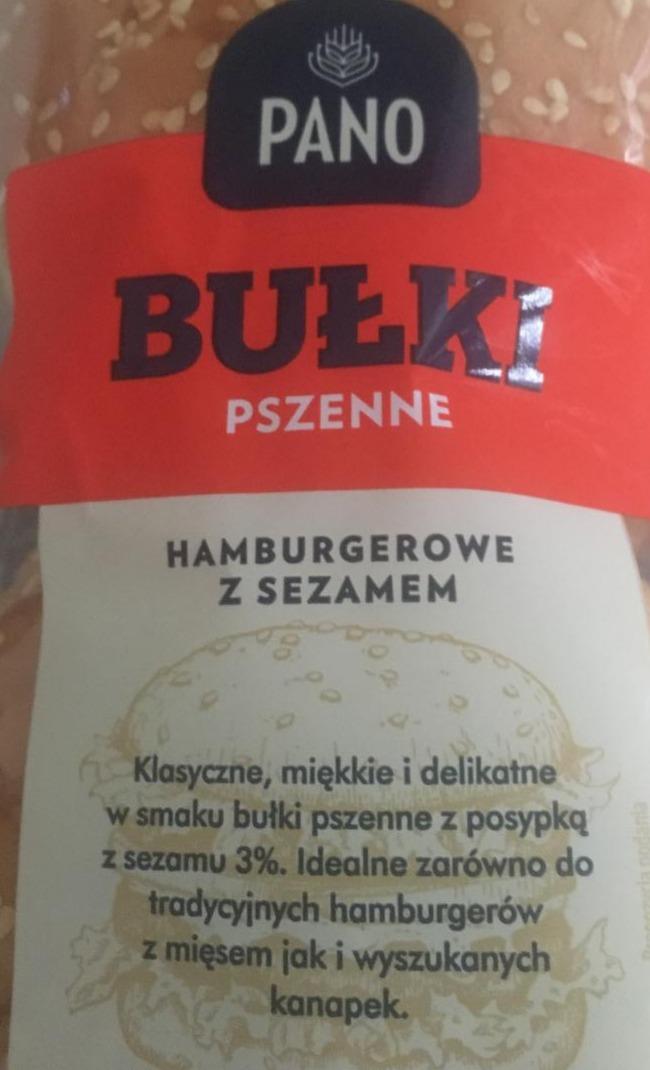 Zdjęcia - Bułki pszenne hamburger z sezamem Pano