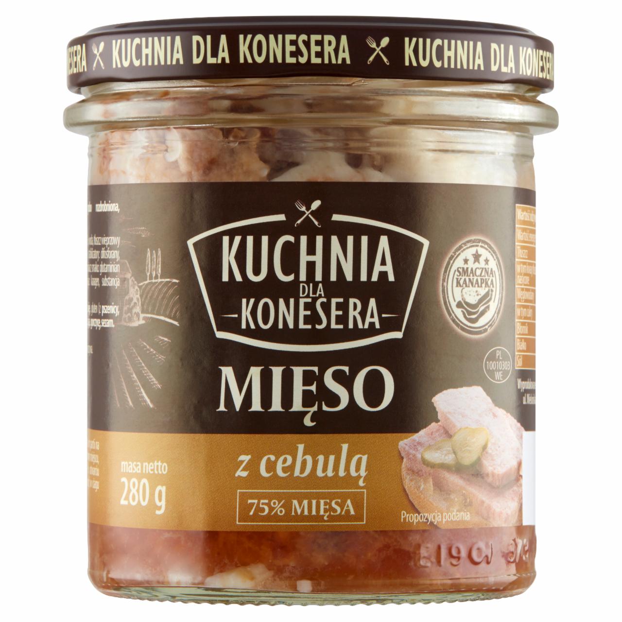 Zdjęcia - Kuchnia dla konesera Mięso z cebulą 280 g