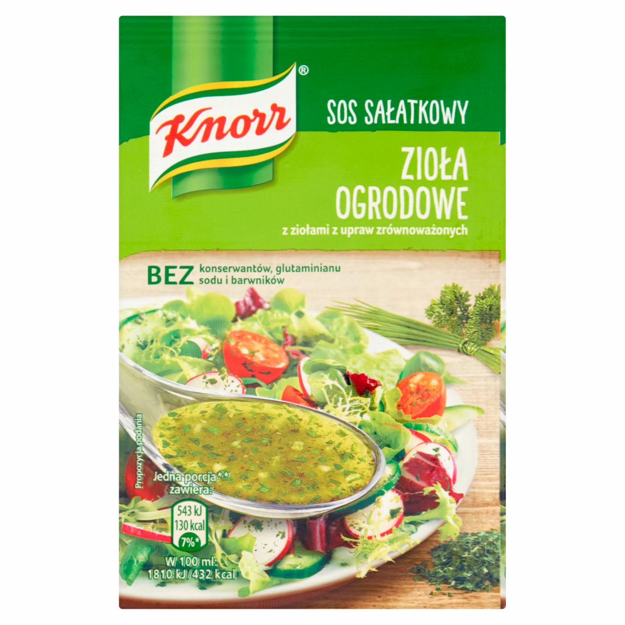 Zdjęcia - Knorr Sos sałatkowy zioła ogrodowe 8 g
