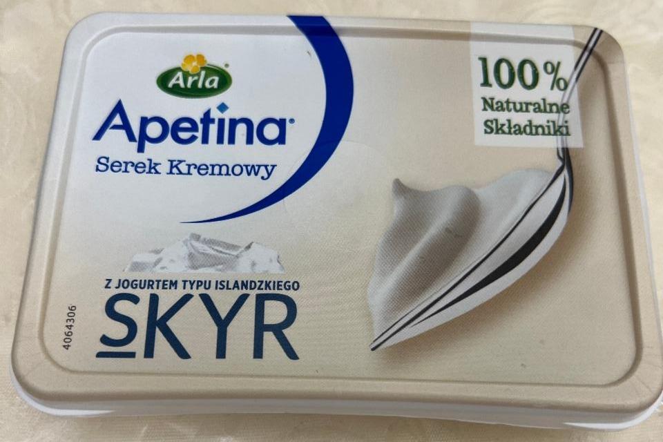 Zdjęcia - Apetina Serek kremowy z jogurtem typu islandzkiego Skyr Arla