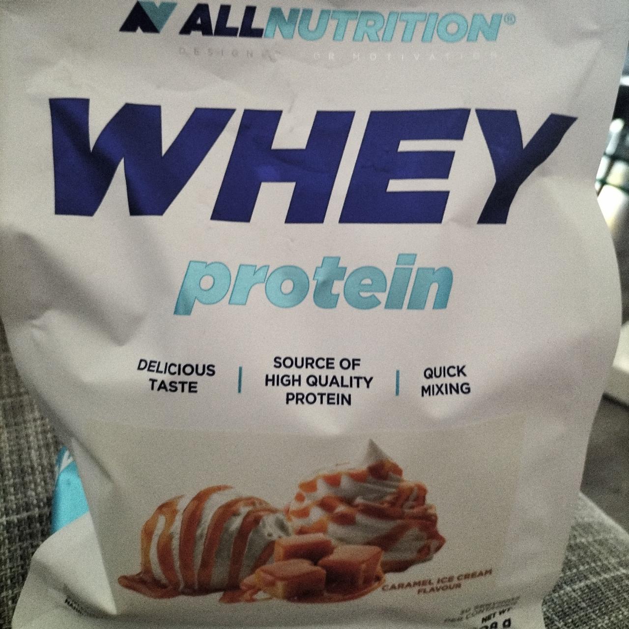 Zdjęcia - Whey protein caramel ice cream Allnutrition