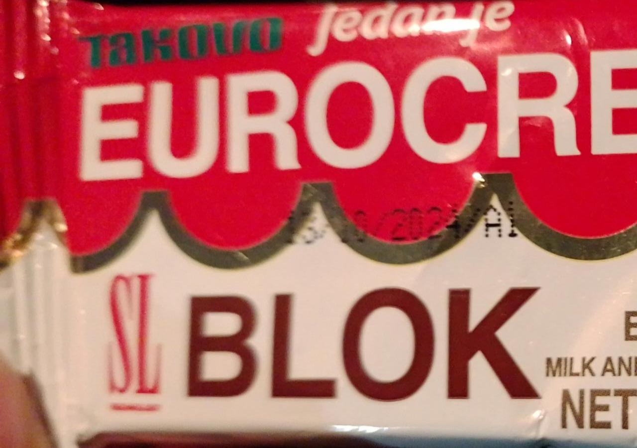 Zdjęcia - Czekolada Blokowa Eurocream Takovo