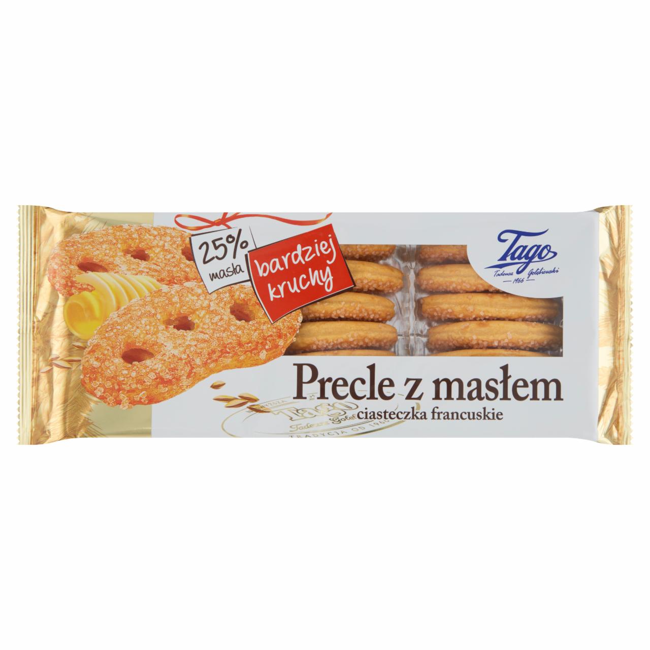 Zdjęcia - Tago Precle z masłem ciasteczka francuskie 135 g