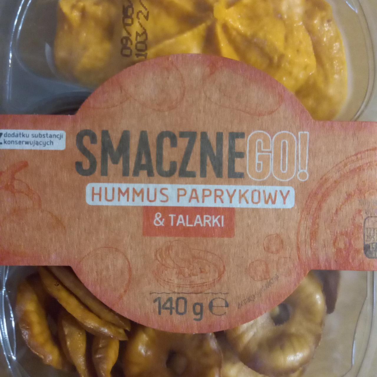 Zdjęcia - Hummus paprykowy & talarki SmaczneGo!