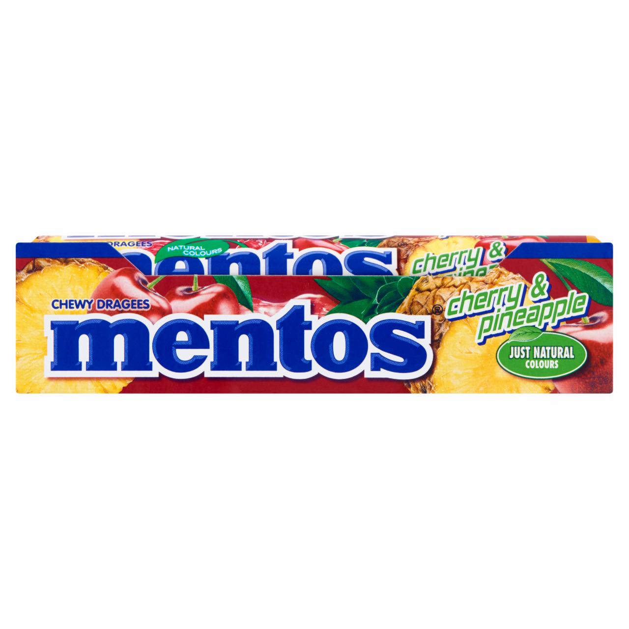 Zdjęcia - Mentos Cherry & Pineapple Cukierki do żucia 20 x 37,5 g