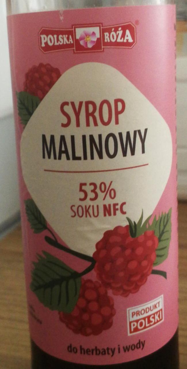 Zdjęcia - Syrop malinowy Polska Róża