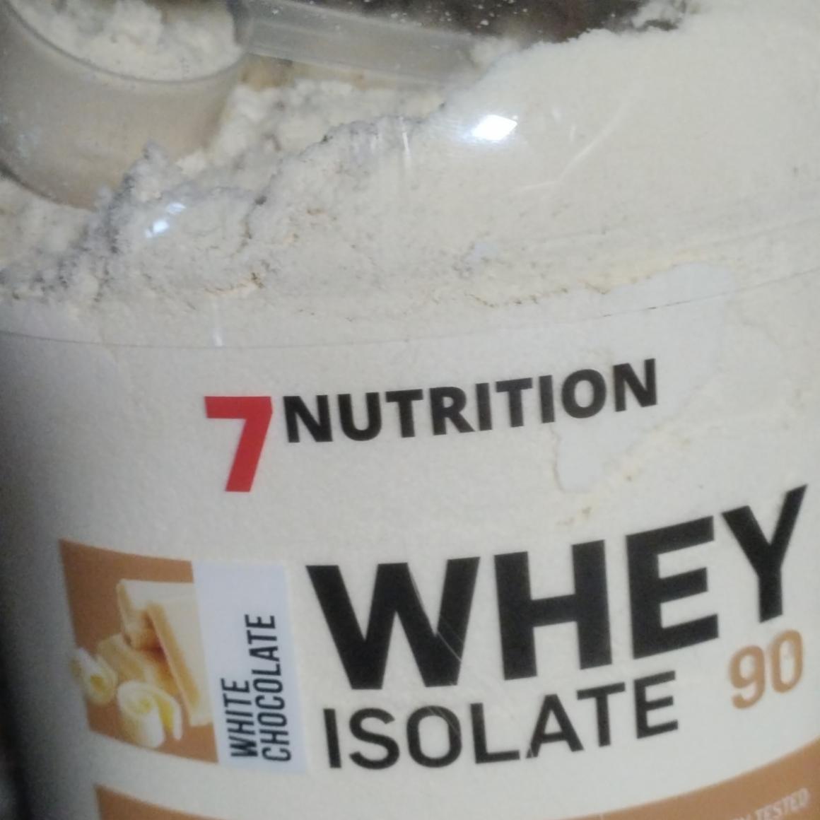 Zdjęcia - Whey isolate 90 white chocolate 7 nutrition