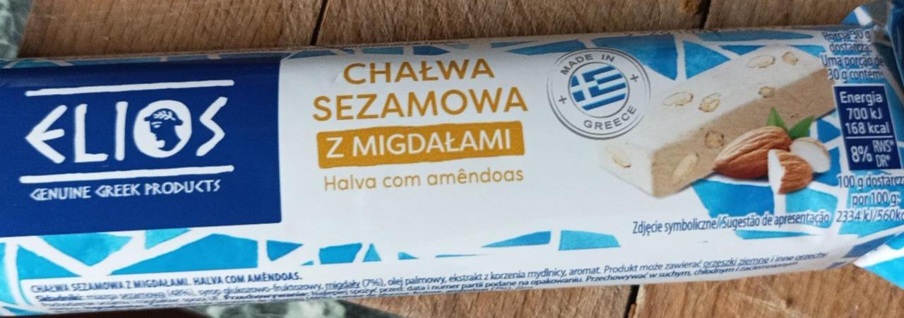 Zdjęcia - Chałwa Sezamowa z Migdałami Elios