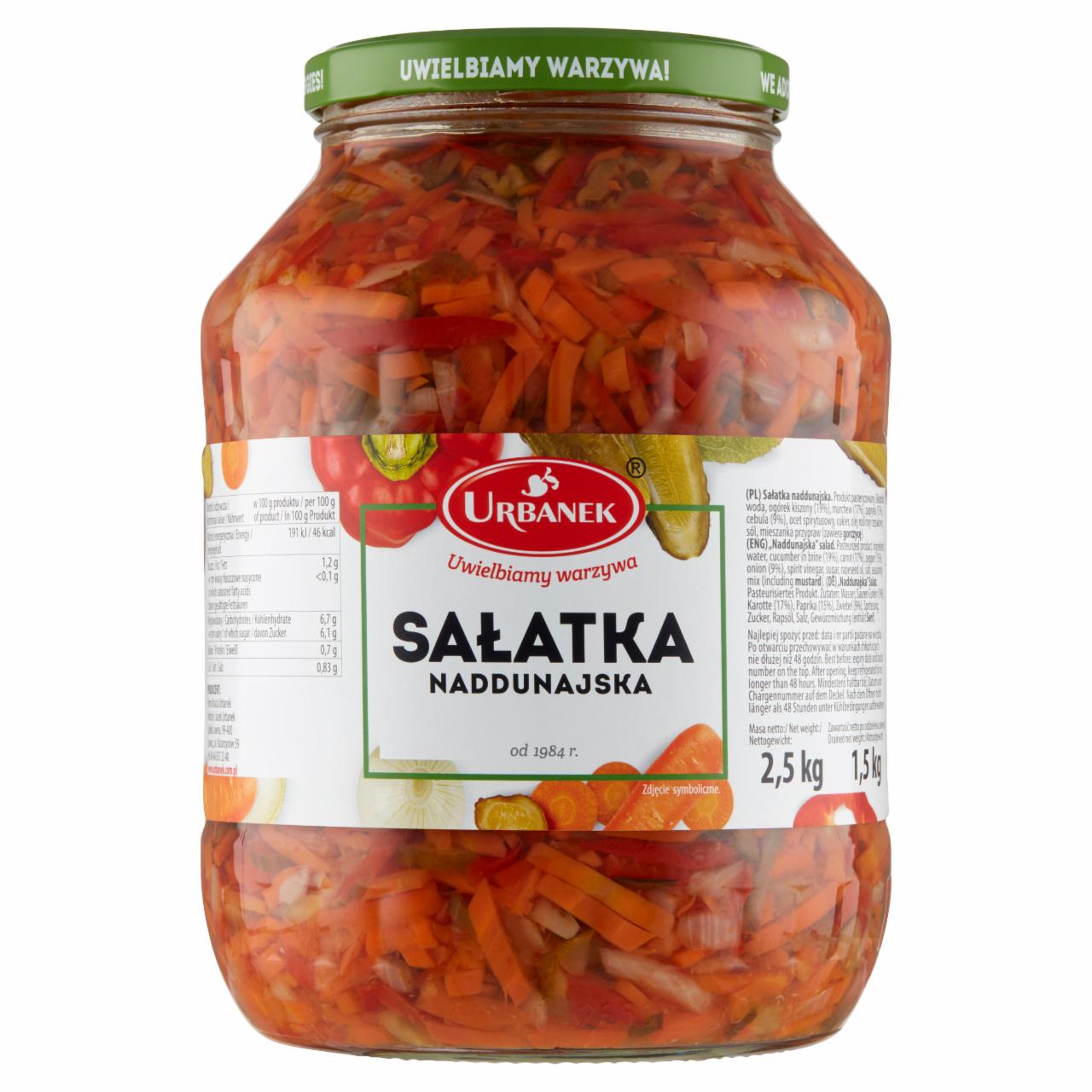 Zdjęcia - Urbanek Sałatka naddunajska 2,5 kg