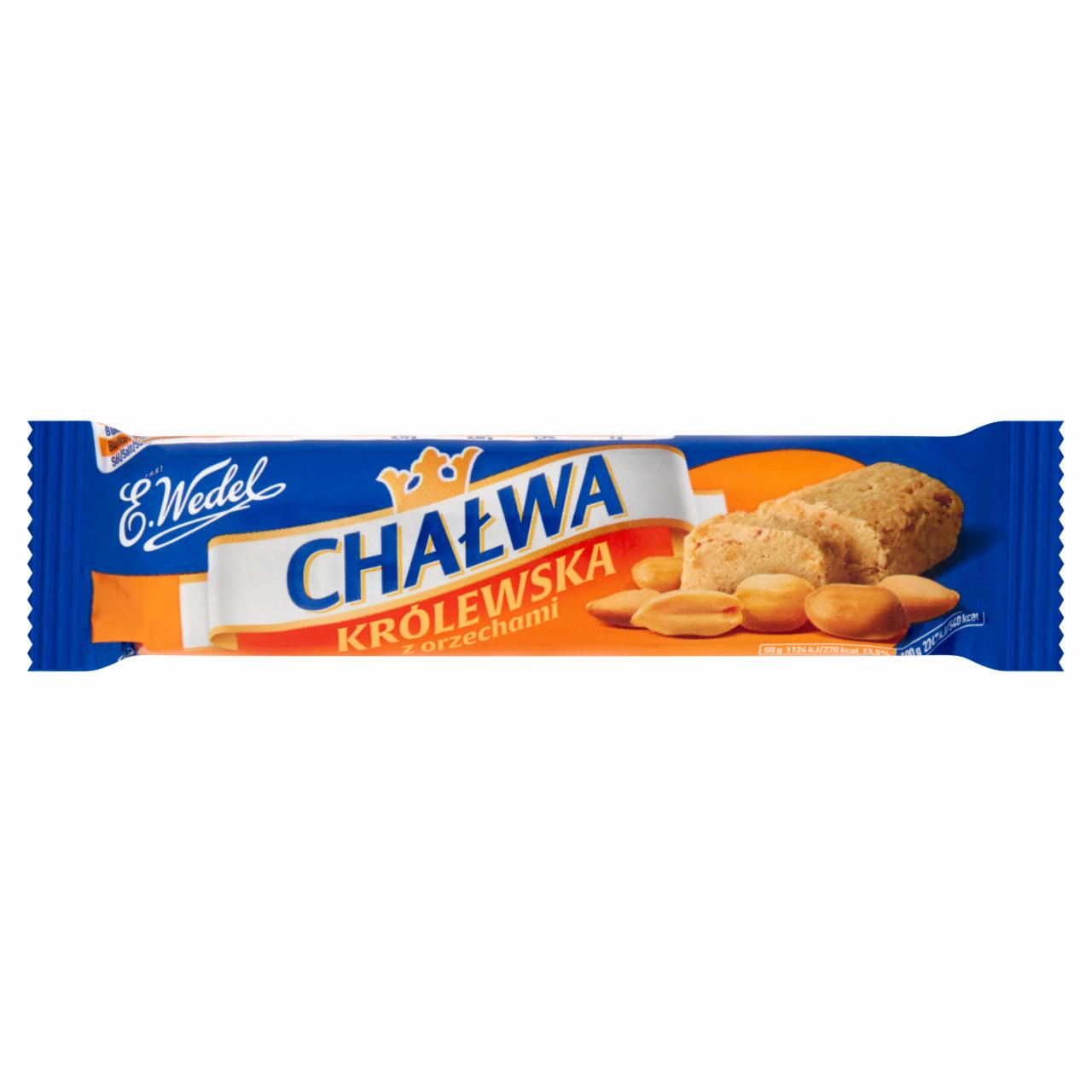 Zdjęcia - E. Wedel Chałwa królewska z orzechami 50 g