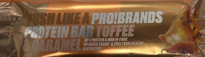 Zdjęcia - Protein bar toffee caramel Push Like A Pro!Brands