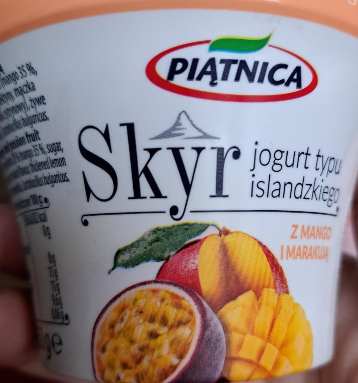 Zdjęcia - Skyr jogurt typu islandzkiego mango marakuja Piątnica
