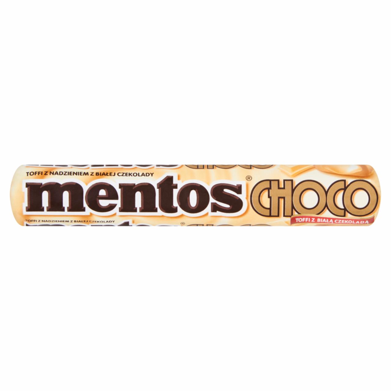 Zdjęcia - Mentos Choco Toffi z nadzieniem z białej czekolady 38 g