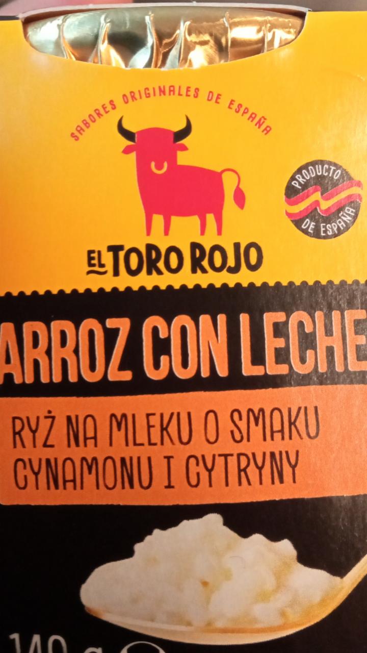 Zdjęcia - El Toro Rojo ryż na mleku smak cynamon i cytryna