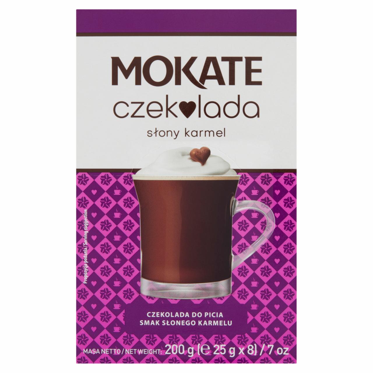 Zdjęcia - Mokate Czekolada do picia smak słonego karmelu 200 g (8 x 25 g)