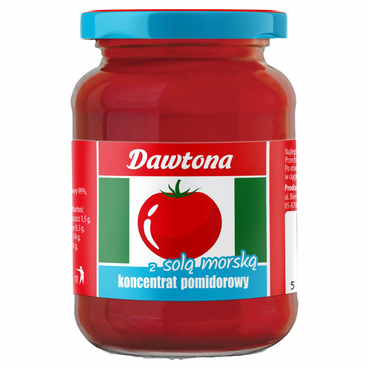 Zdjęcia - Dawtona Koncentrat pomidorowy z solą morską 200 g