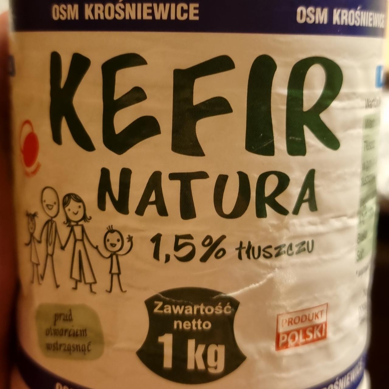 Zdjęcia - Kefir natura 1,5% OSM Krośniewice