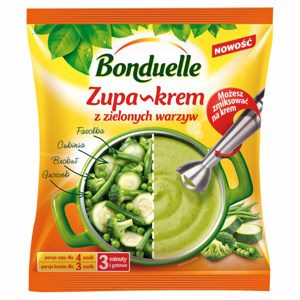 Zdjęcia - Bonduelle Zupa-krem z zielonych warzyw 400 g