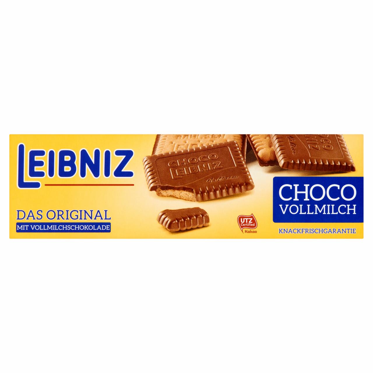 Zdjęcia - Leibniz Choco Herbatniki maślane z czekoladą mleczną 125 g