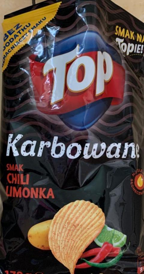 Zdjęcia - chipsy krbowane smak chili limonka Top