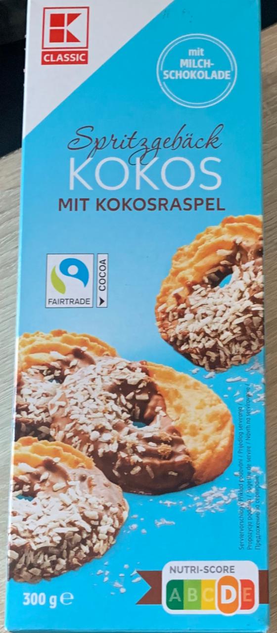 Zdjęcia - Spritzgebäck Kokos mit kokosraspeln K-Classic