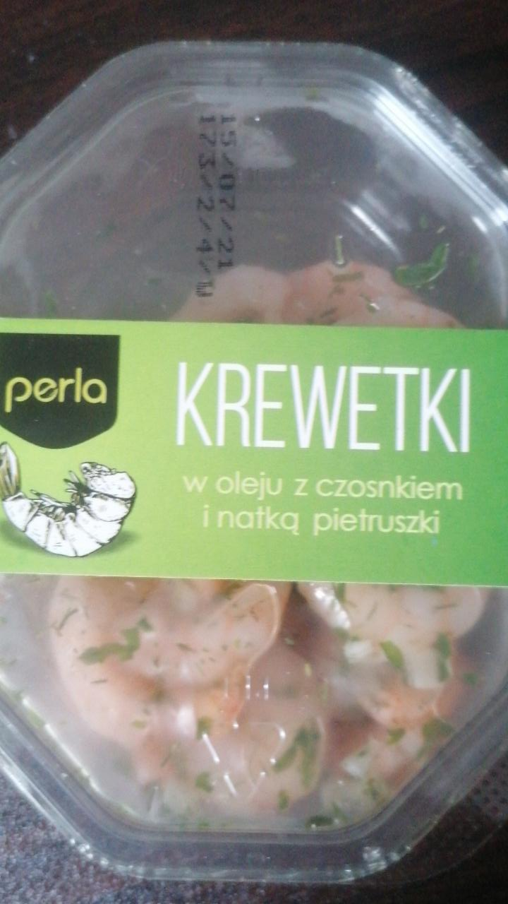 Zdjęcia - Krewetki w oleju z czosnkiem i natką pietruszki perla