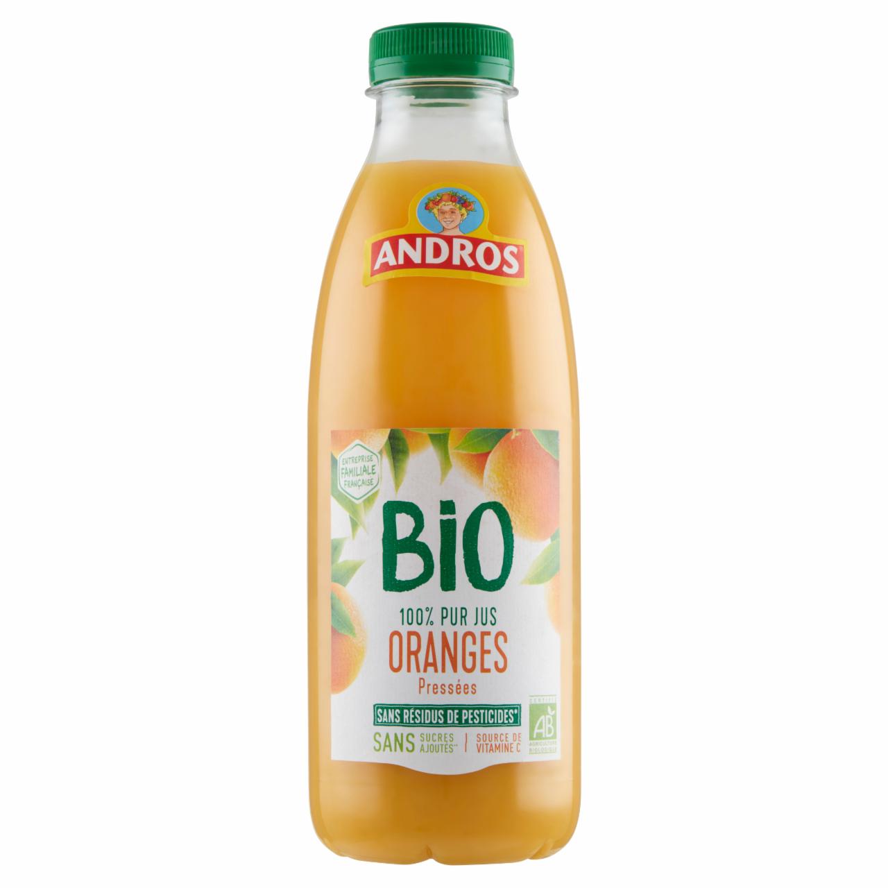 Zdjęcia - Andros Bio Sok z pomarańczy ekologicznych 0,75 l