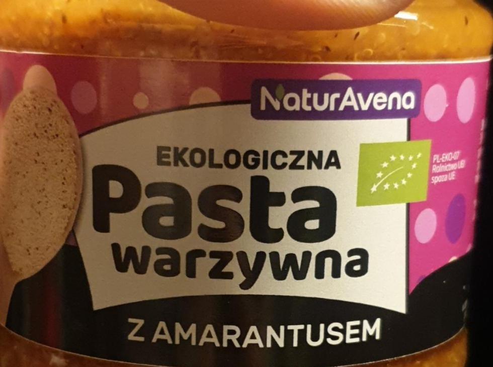 Zdjęcia - Ekologiczna pasta warzywna z amarantusem NaturAvena