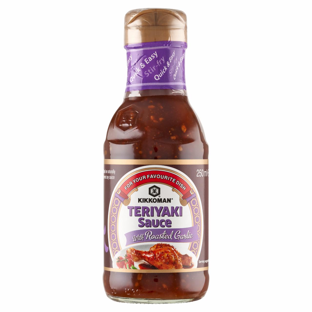 Zdjęcia - Kikkoman Sos teriyaki z pieczonym czosnkiem 250 ml