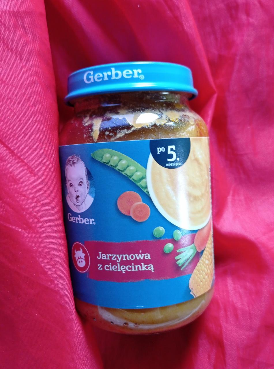 Zdjęcia - Gerber Jarzynowa z cielęcinką dla niemowląt po 5. miesiącu 190 g
