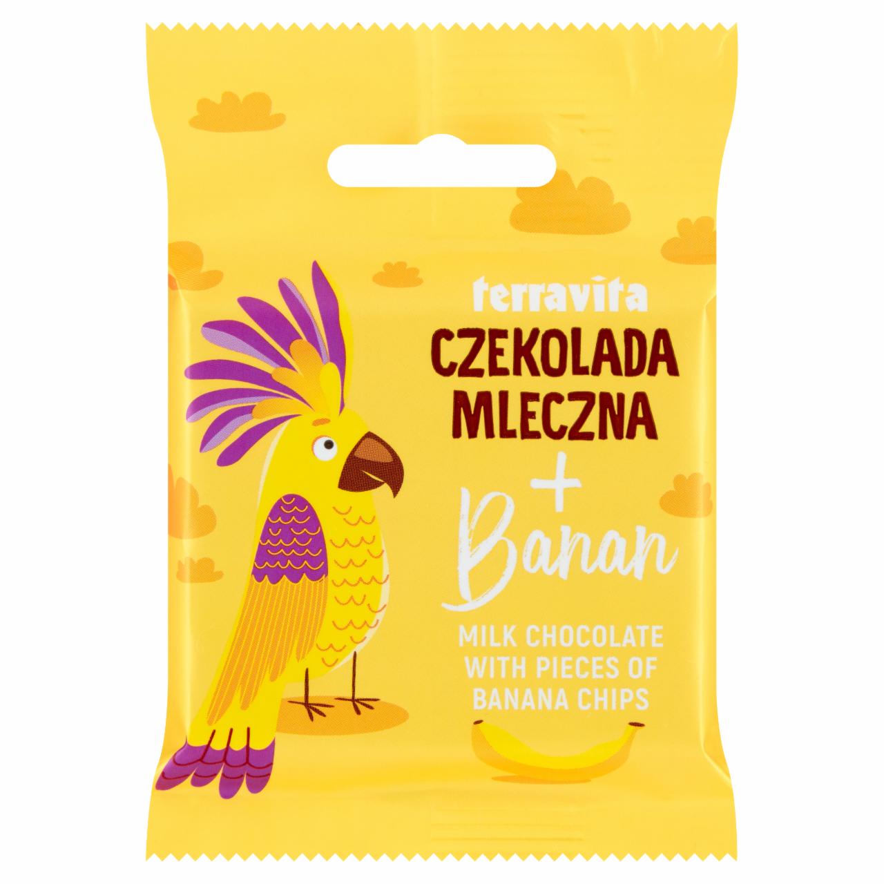 Zdjęcia - Terravita Czekolada mleczna + banan 50 g