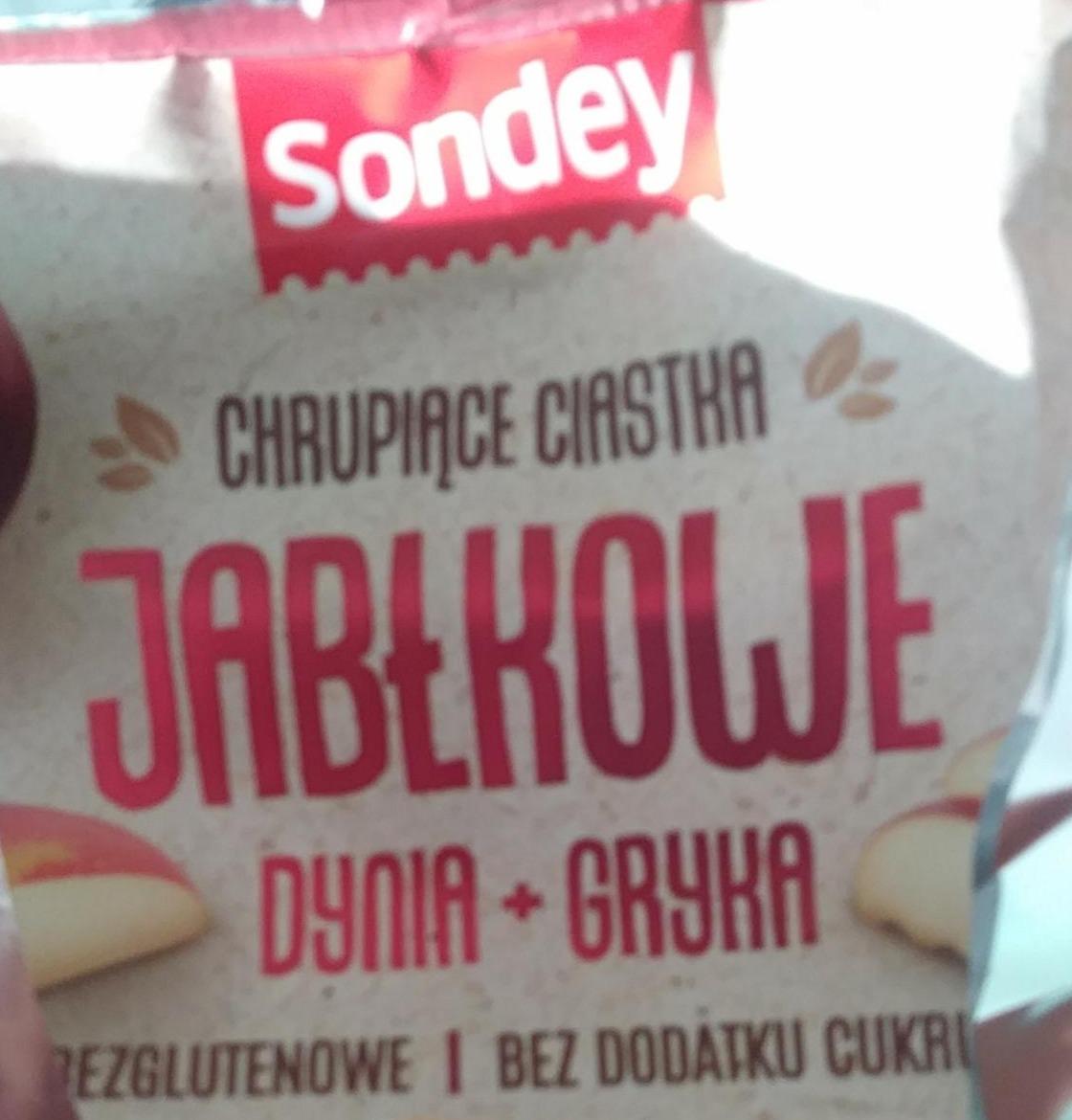 Zdjęcia - Chrupiące ciastka jabłkowe dynia + gryka Sondey