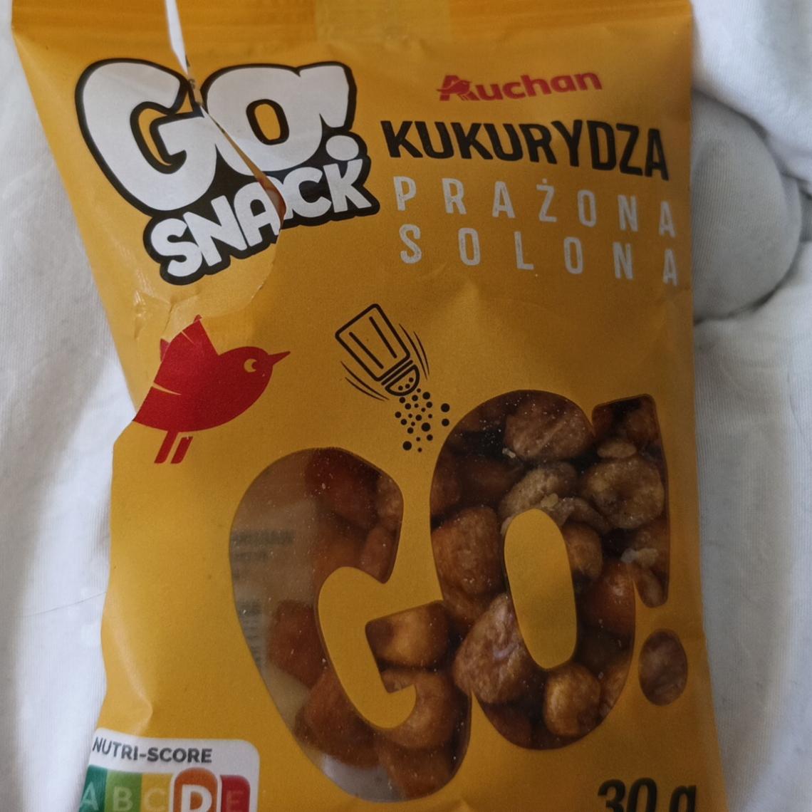 Zdjęcia - Go snack Kukurydza prażona solona Auchan