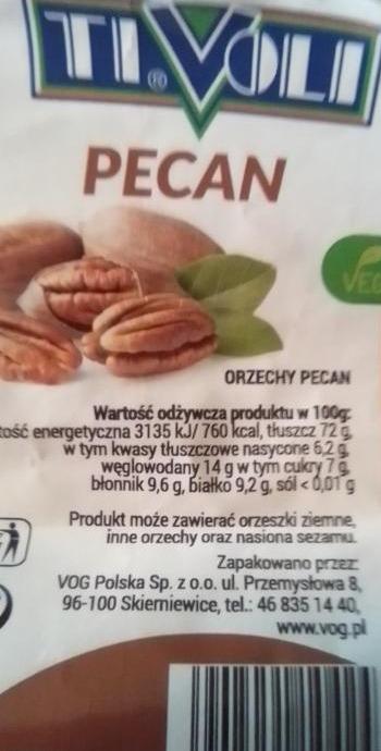 Zdjęcia - Orzechy pecan Tivoli